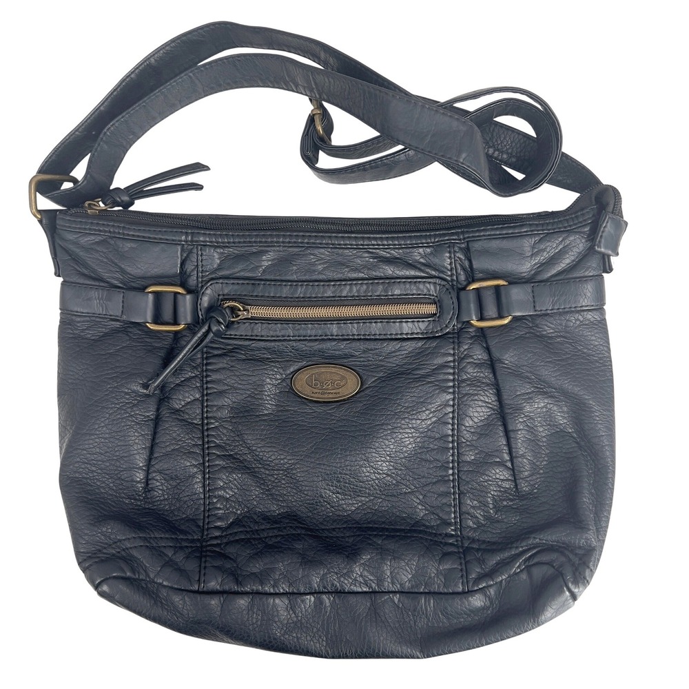 b.o.c. Born Concept Crossbody Shoulder Bag Black Faux Leather Everyday Classic M